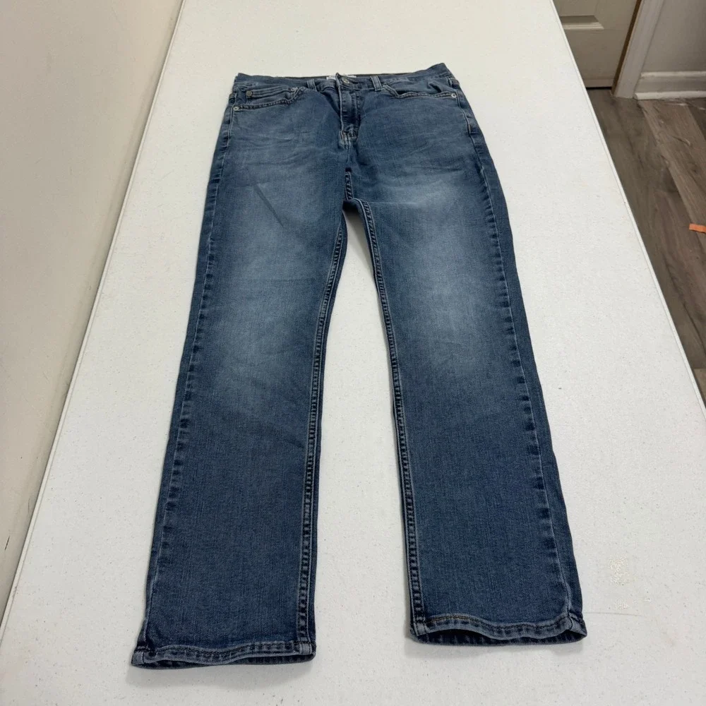 Denizen from Levis 216 Slim Jeans Mens 29x27 Medium Wash Blue Denim Pants